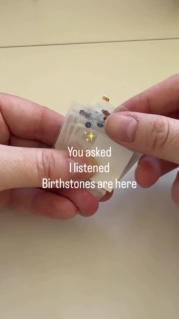 Birthstone add-ons are now live ✨ Add a little more meaning to a piece that…