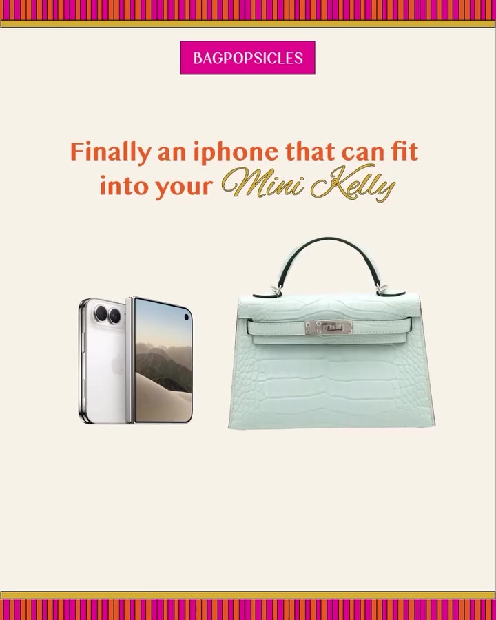 Finally, a phone that knows how to fit in. And is Mini Kelly approved.✅ 👀…