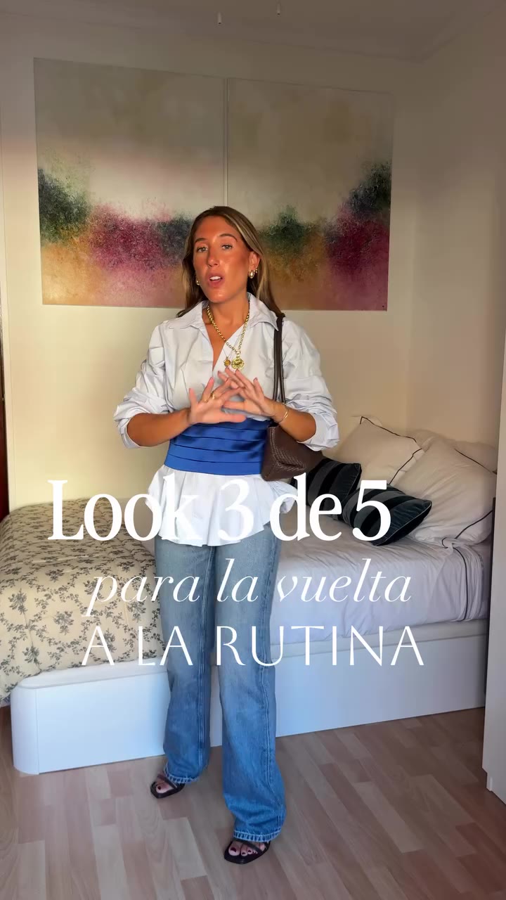 Look 3 de 5 para la vuelta a la rutina, esta vez DOS OPCIONES, en la segunda…