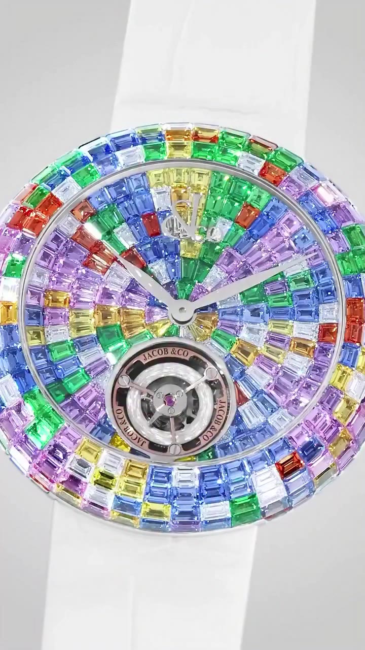 The first diamond-set balance wheel in modern watchmaking. Introducing the…