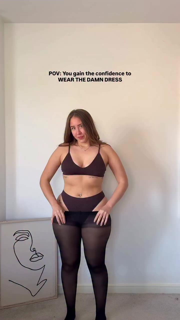 A stretchy dress that hugs you in all the right places?? YES PLEASE😮‍💨😮‍💨…
