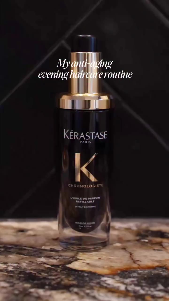 A little end-of-day ritual with @kerastase_official Chronologiste Overnight…