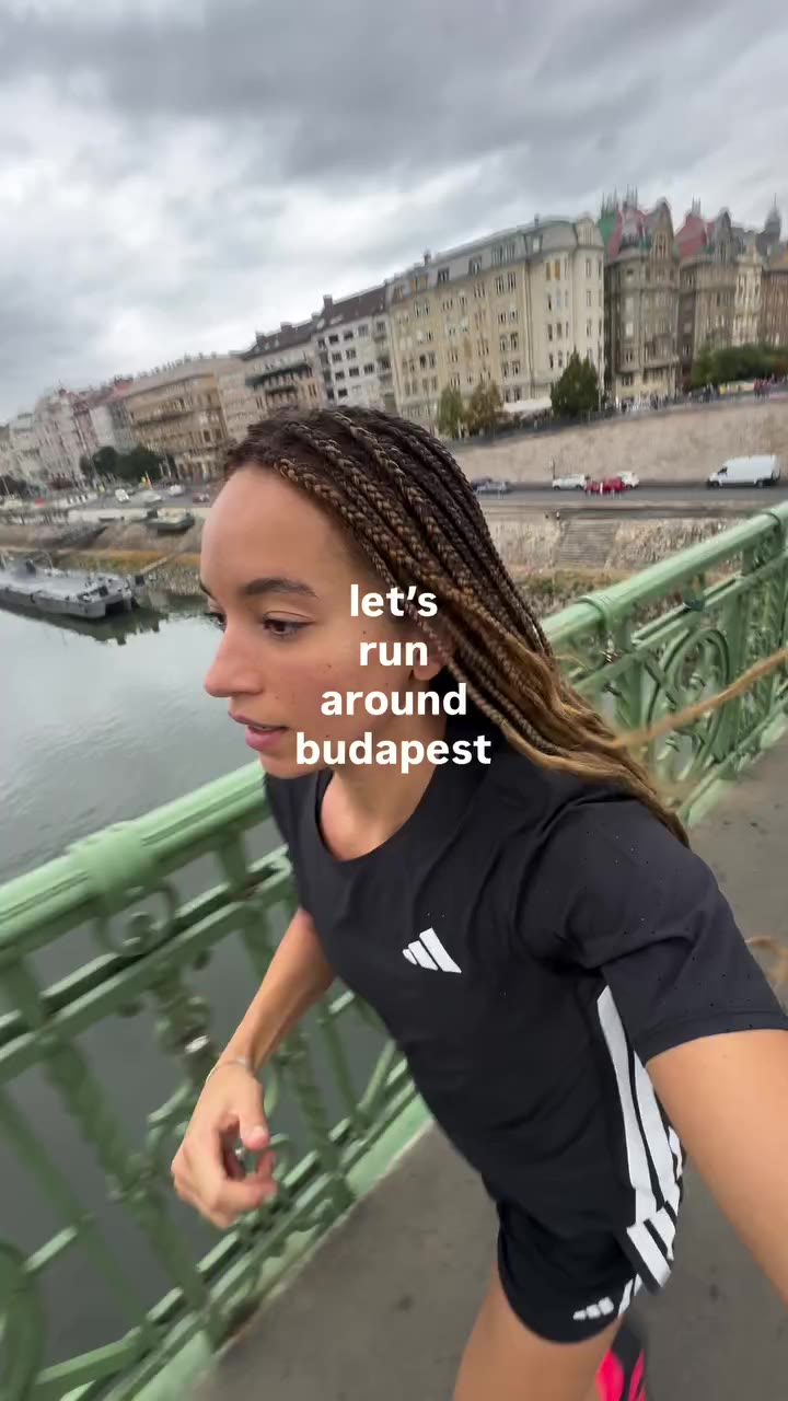 running around budapest 🫂🌟 wearing @adidas 🌀