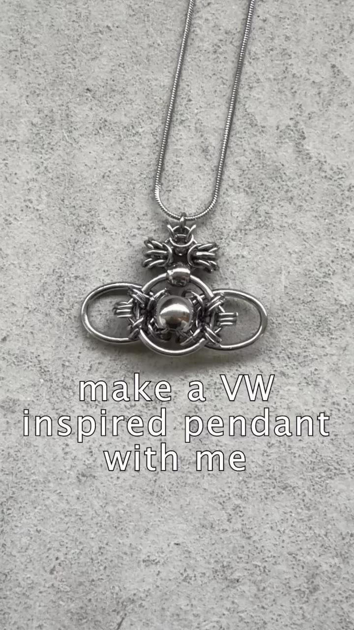 Make a VW inspired pendant with me⋆｡°✩ Will be available at…