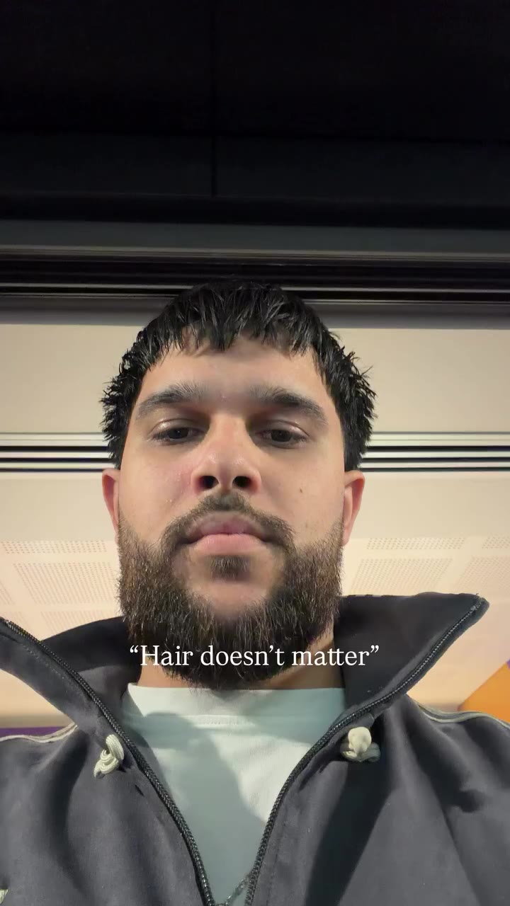 A man’s makeup or something 🤷🏽‍♂️ #hair #haircut #menshair #growth #barber