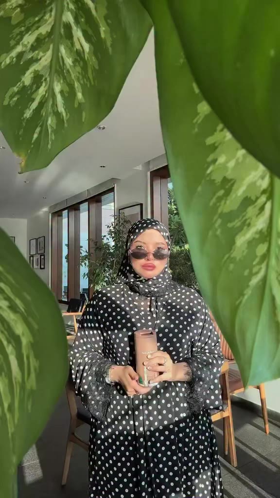 Polka Dots, effortlessly elegant A graceful chiffon polka dot abaya, fully…