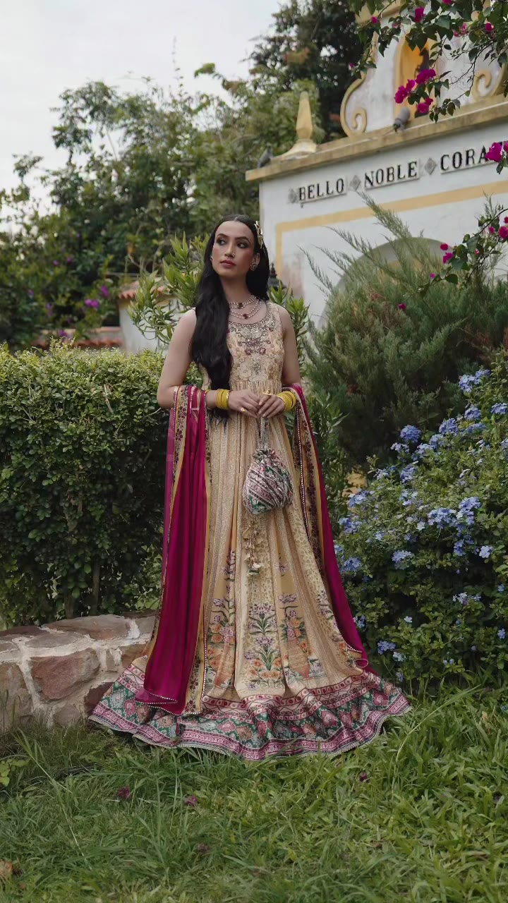 The beauty of slow living, rooted in tradition and culture. Pishwas Stitched…