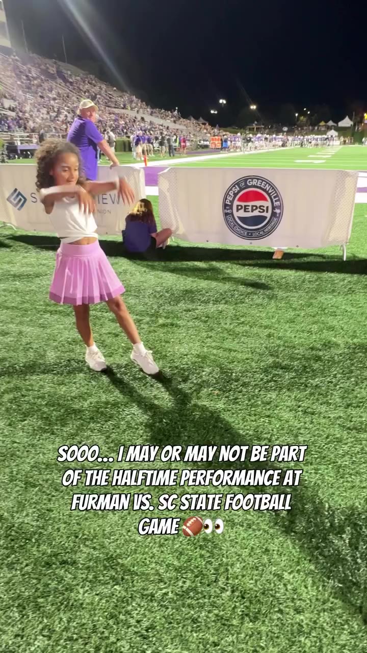 I may or may not be part of the Furman vs. SC State halftime performance…