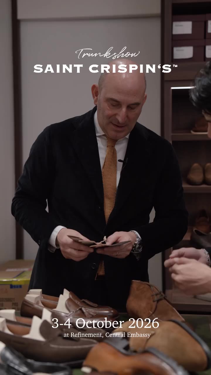 Meet Philip Car, the owner of Saint Crispin's, at Saint Crispin's trunk show…