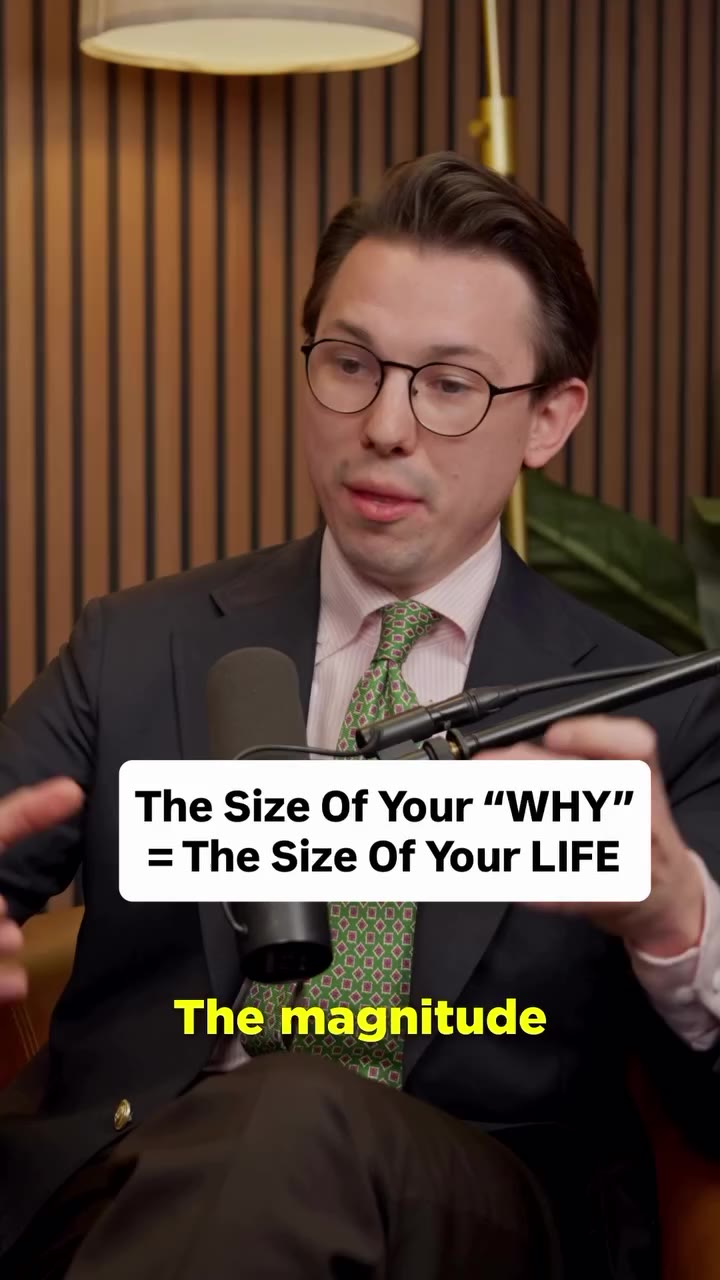 IF YOUR WHY IS MONEY, YOU’LL STOP AT MONEY Comment Modern to get the link to…