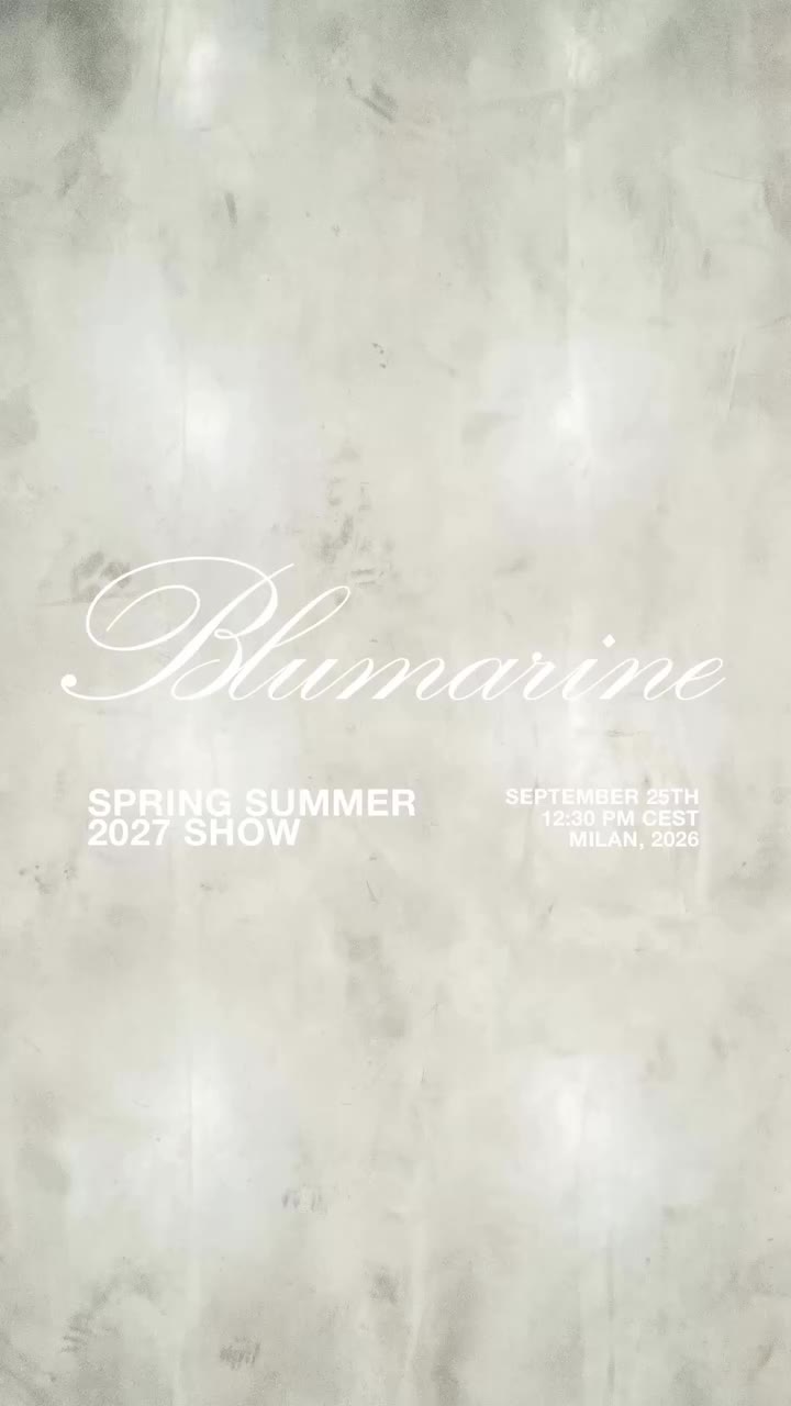 Something is unfolding. Blumarine Spring Summer 27 by @davidkoma September…