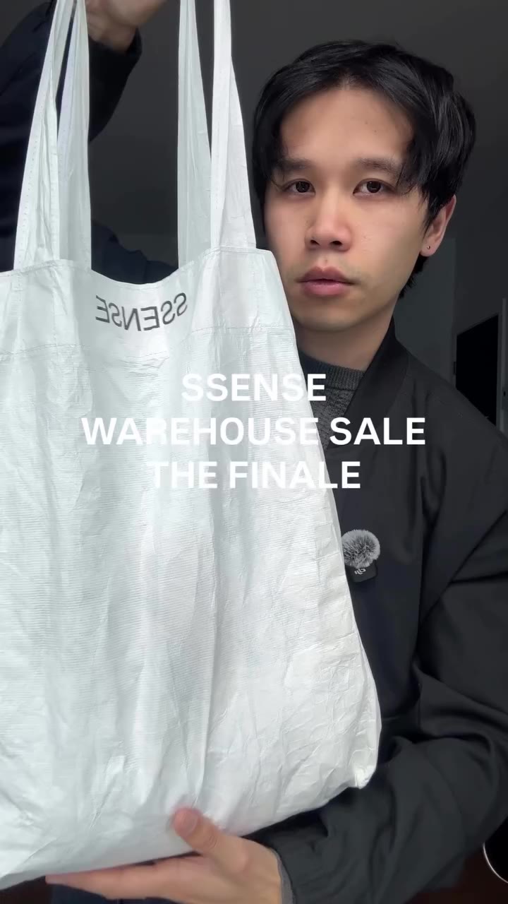 *allegedly* my final @ssense warehouse sale haul