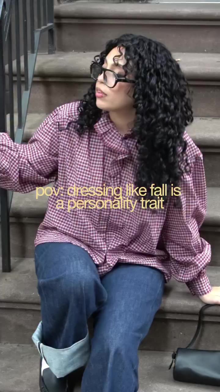 Our fall era: Plaid, denim, layers on layers and all the warm drinks. 🤎…
