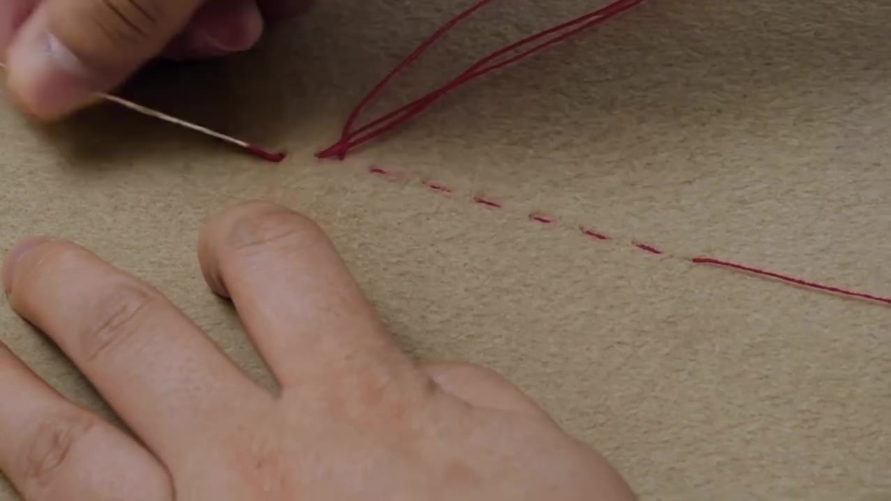 Every detail of our pink line has a reason. 8 stitches, taken from fine…