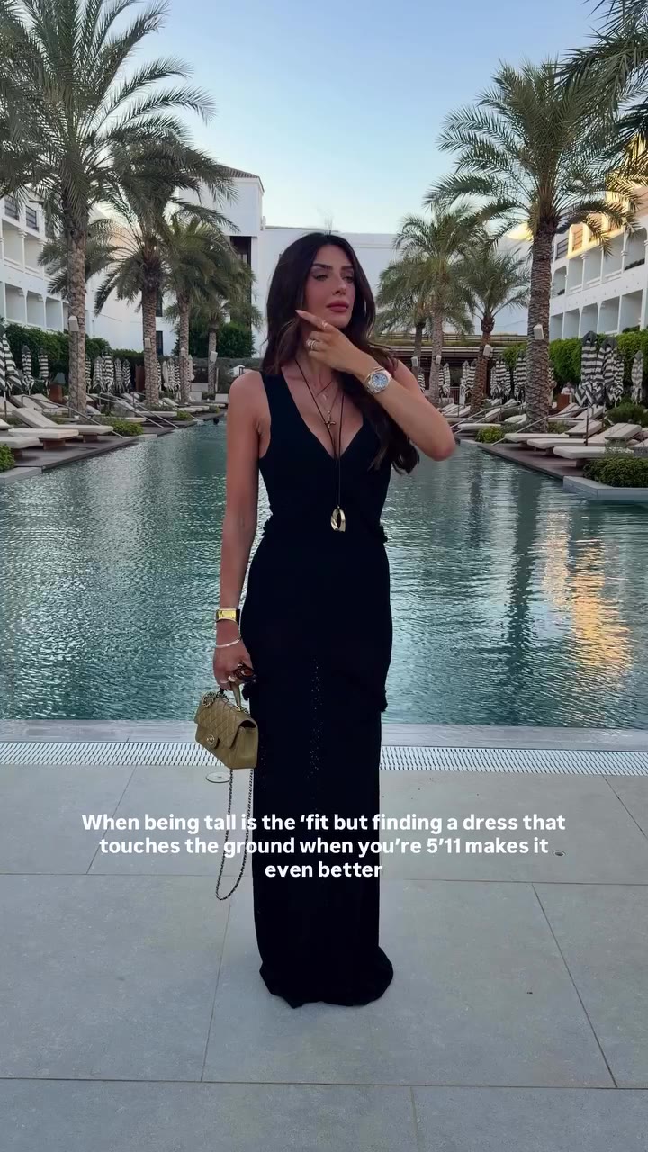 When being tall is the fit but finding a tall friendly dress that touches the…