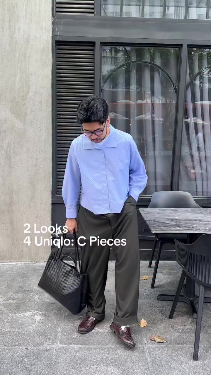 Uniqlo: C are just the neatest! Look 1 or Look 2? :) #fashion #outfit…
