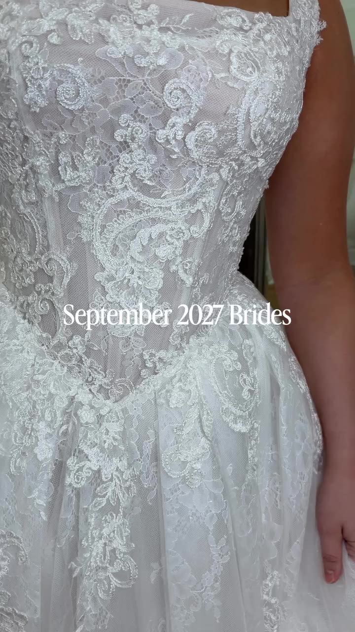 September 2027 brides… a year from now will be your wedding month! And that…