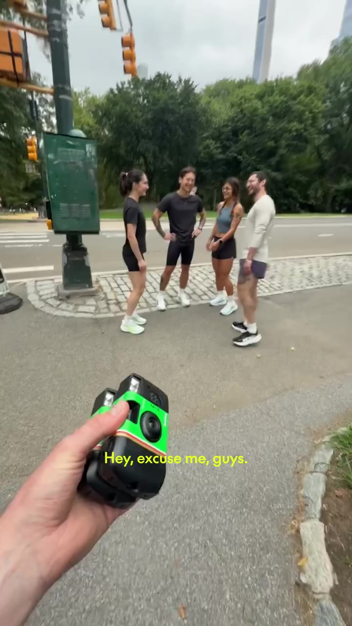 POV: the run made the camera roll