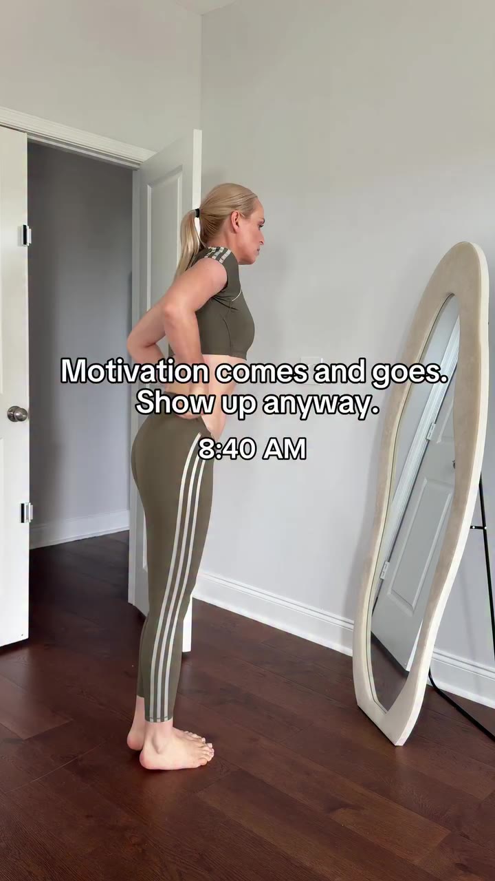 You don’t have to feel motivated to have a good day. Sometimes you just have…