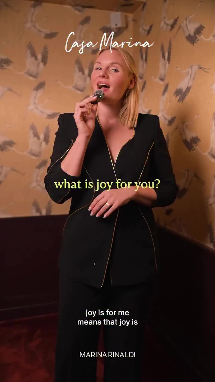 “For me, joy is… choosing happiness, even on challenging days”…