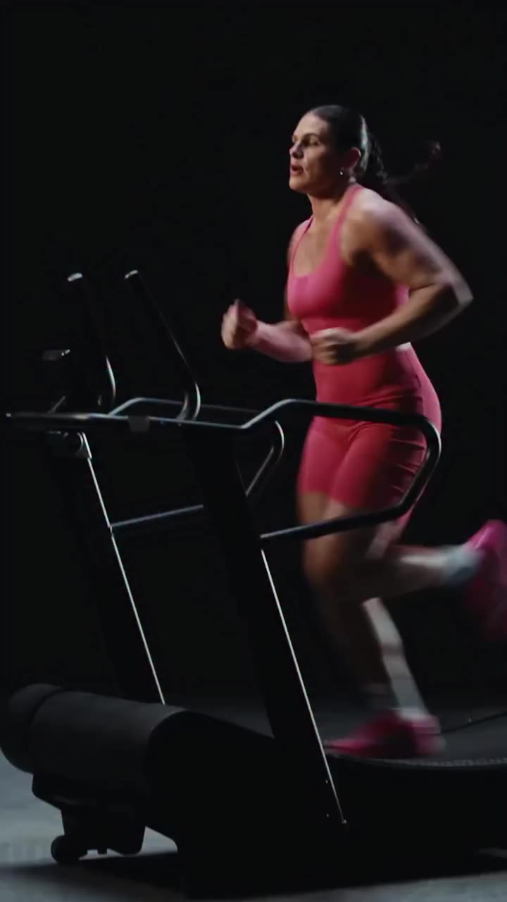 Keep pushing harder. @ilonamaher and her toughest coach. Herself. Adizero…