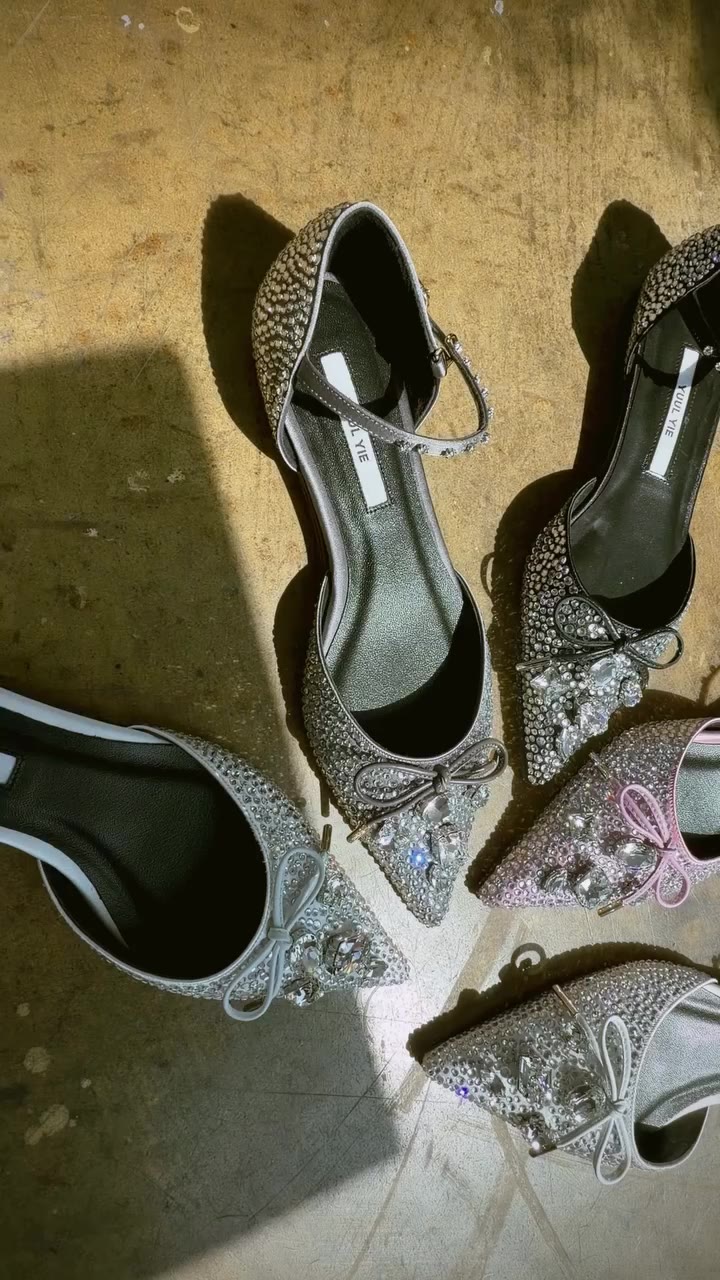 From sculptural heels to hand-set crystals, every pair of YUUL YIE is made to…
