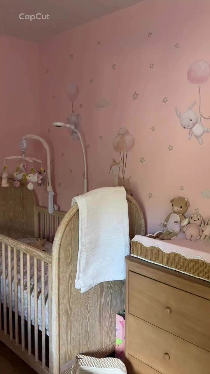 Little cute details in my nursery ✨🎀 @madebymemari beautiful hemp-cotton…