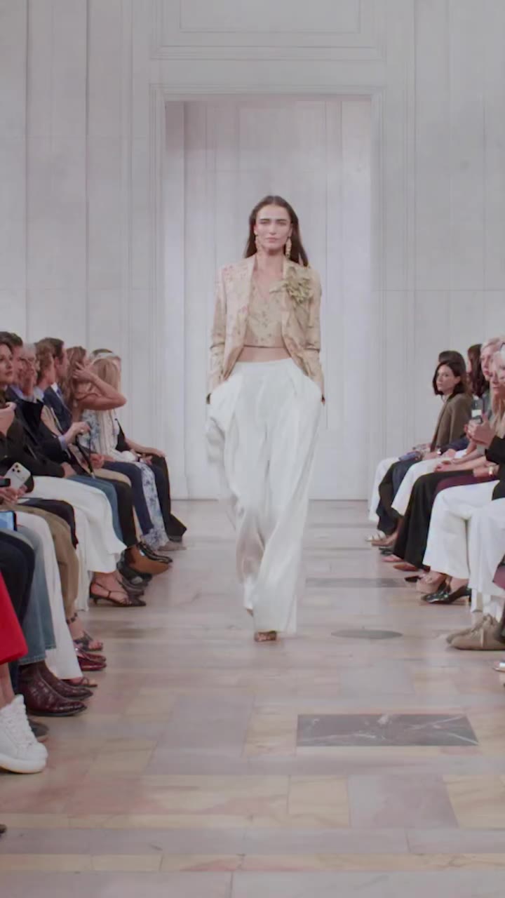 ON THE RUNWAY WITH RALPH LAUREN • A look into @ralphlauren’s Spring 2027…
