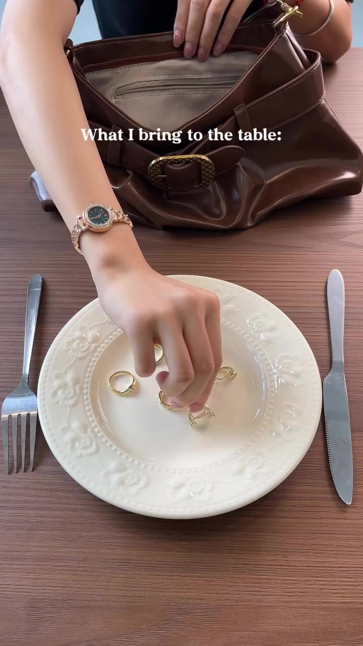 She said, “Bring something to the table.” So I brought all the little details…