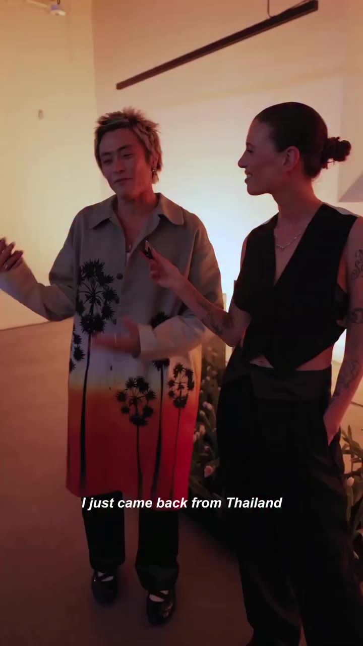 DINNER CONVERSATIONS At the candlelit Amsterdam Fashion Week Opening Dinner…