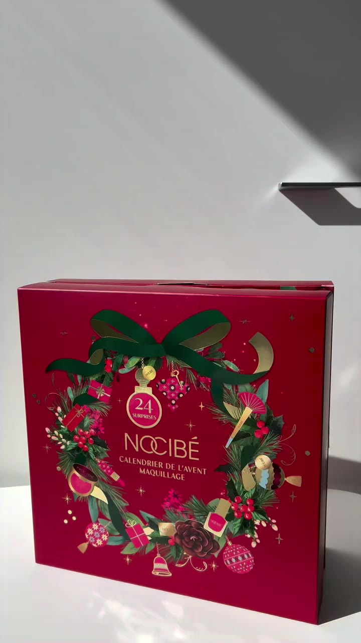 Découvrez ce que contient notre calendrier de l’avent maquillage Nocibé…