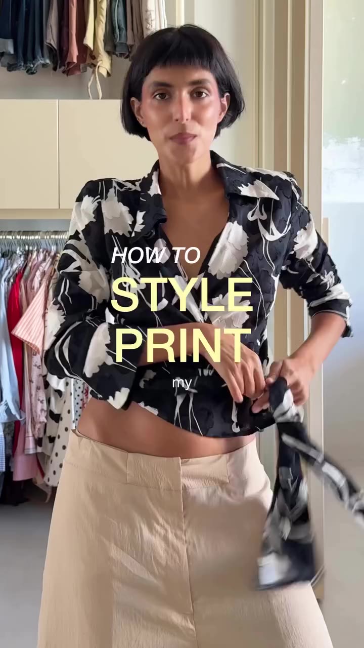 when you don’t know what to do with a piece, trust me, simple but cool is…