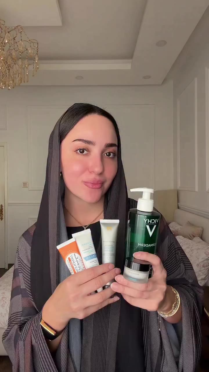 full skincare routine in details 💌 @talabatqa @kulud.pharmacy