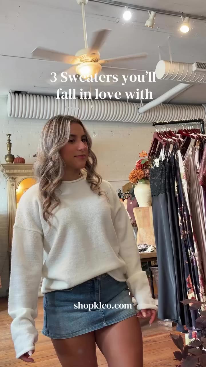 We love a good fall sweater at KL!✨ Shop online or in store now! Downtown…