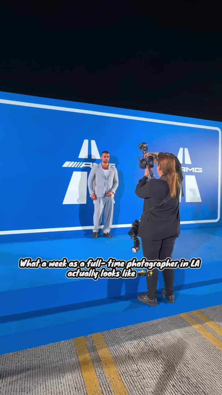 What your photographer’s week actually looks like behind the scenes…