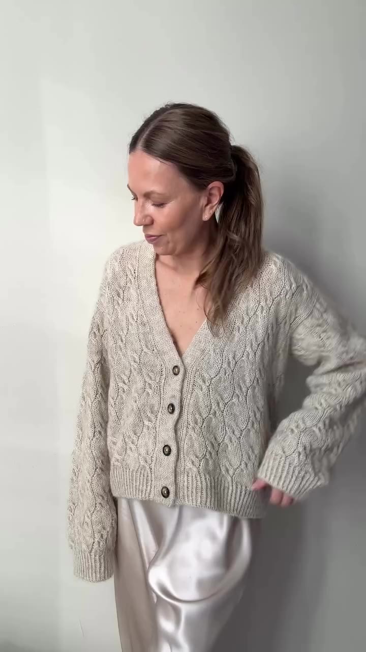 Do you know what the European construction — like in the Serene cardigan …