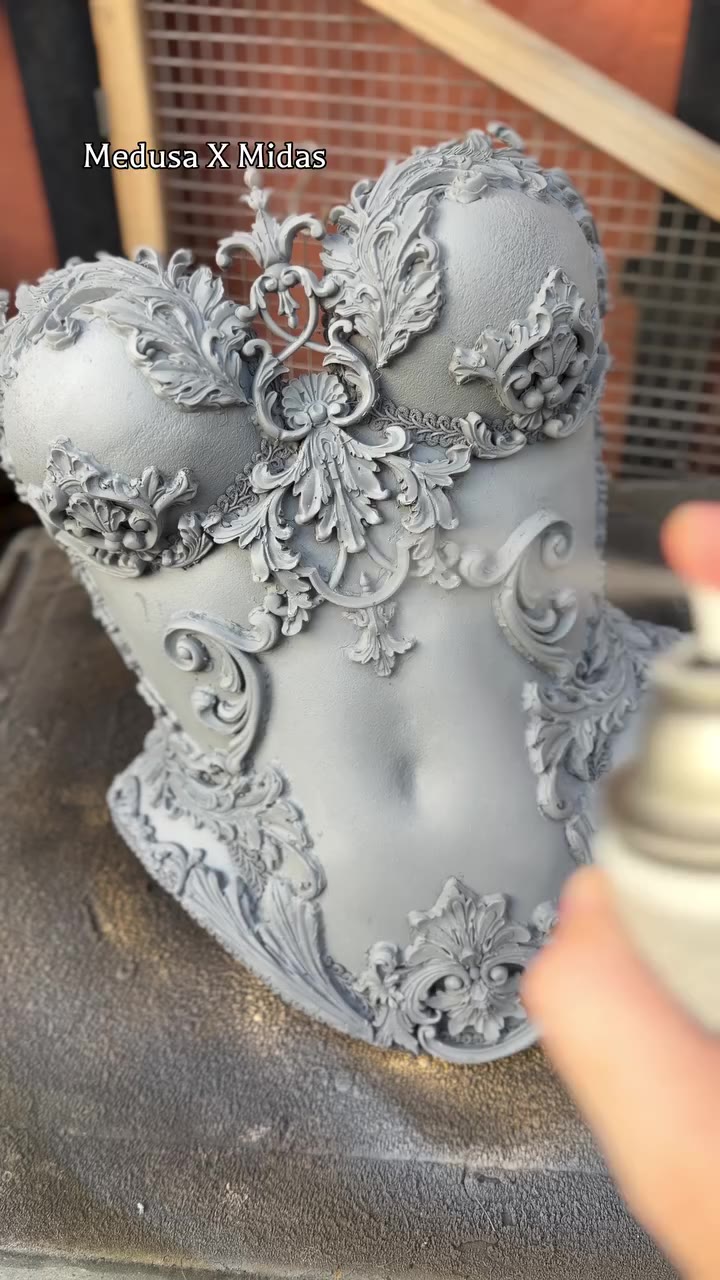 The Medusa x Midas Corset A mash up of 2 parts of Greek Mythology into one…