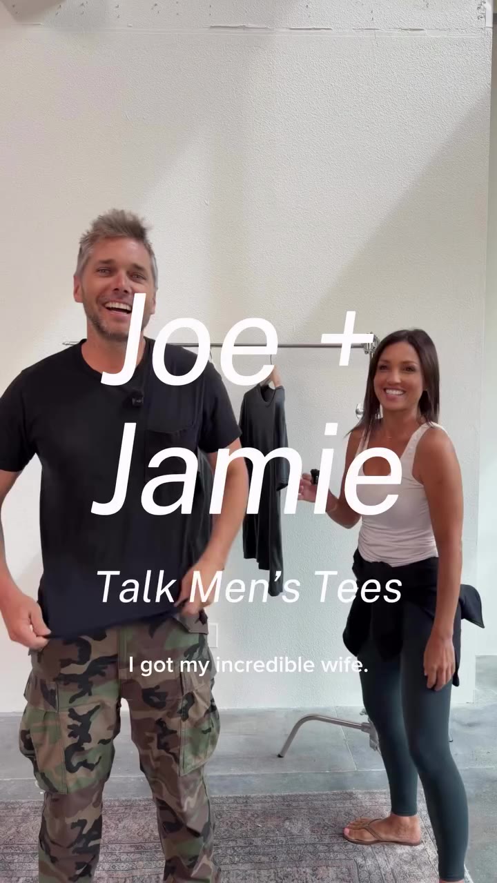 Joe + Jamie Talk Men’s Tees The fit. The fabric. The details. We’re breaking…