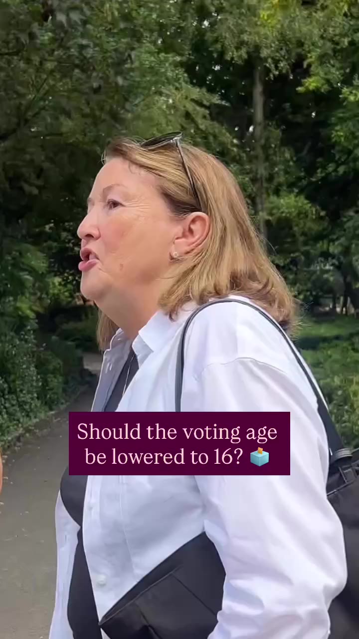 ‘They let old men run the country, so let the young ones vote’ 👀