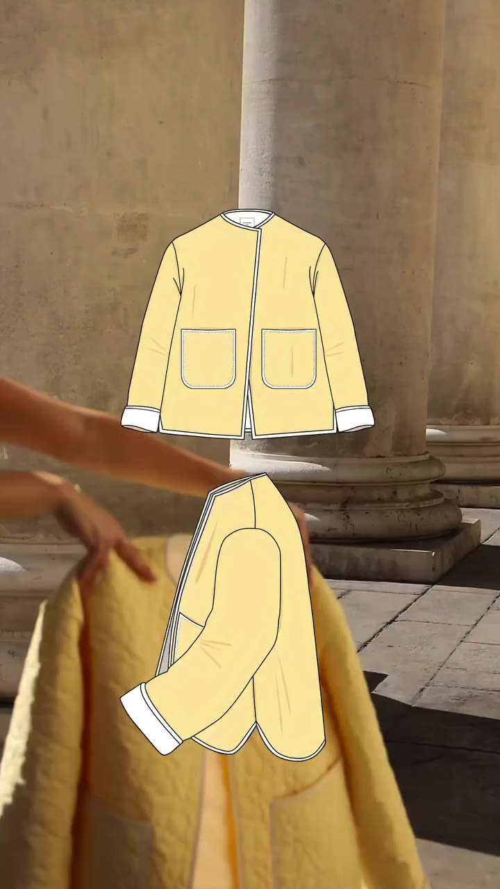 A piece of sunshine jacket for the fall 🍂🍁
