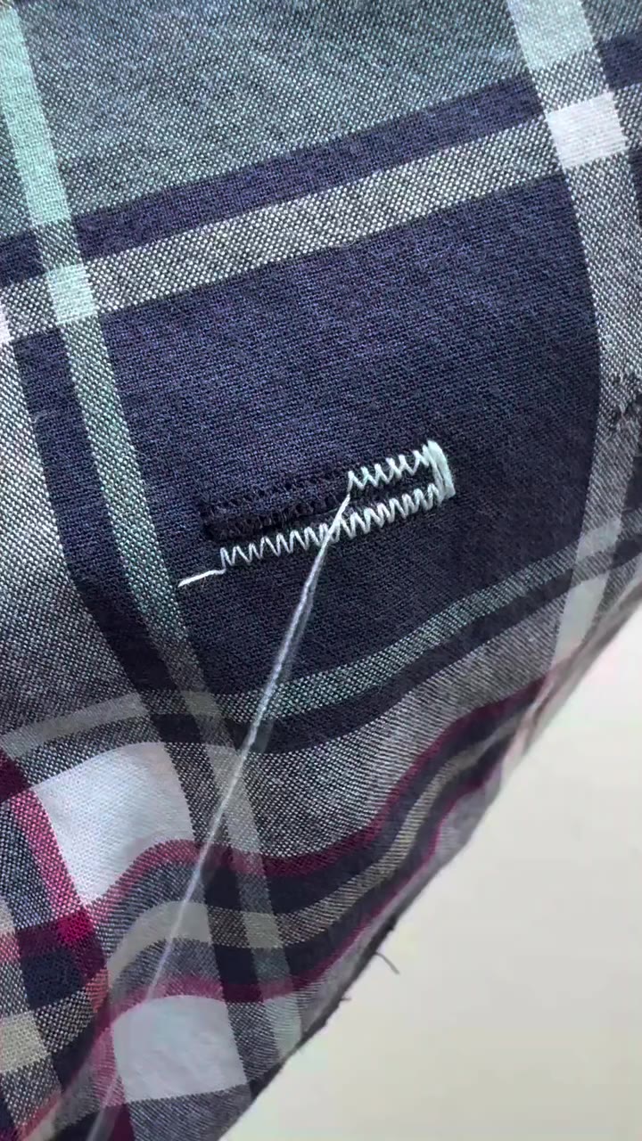 Have you ever pulled the thread on your shirt and the entire buttonhole…
