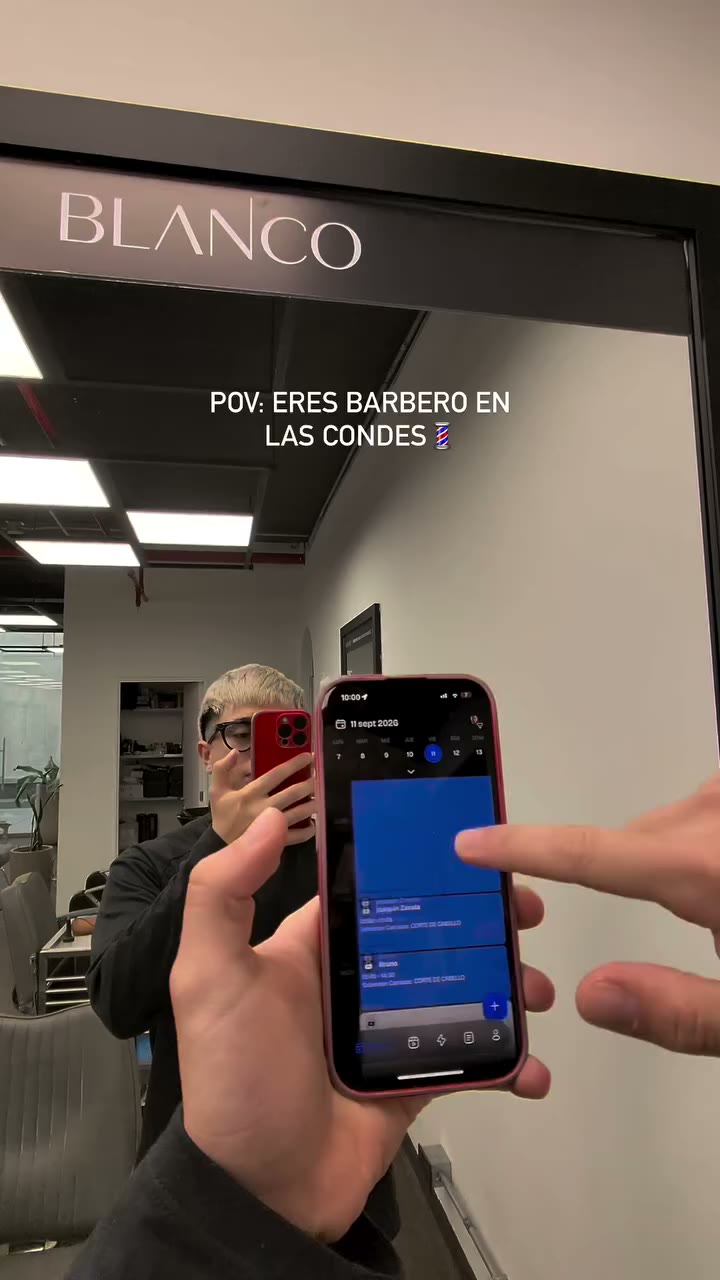 Agenda conmigo en el link de mi perfil💈 #pov #barbero #chile #cambiodelook…