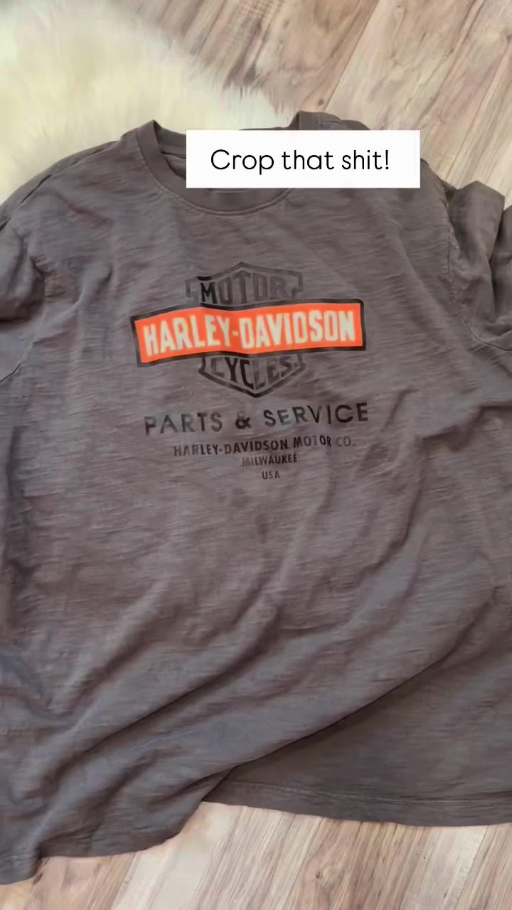 This weekend I had my heart set on finding a Harley Davidson shirt and the one…