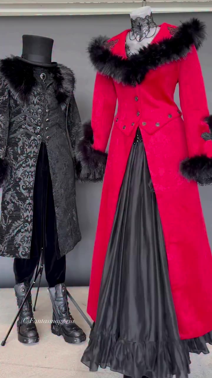 ⚜️Marquise Belladonna Coats from Fantasmagoria 🖤🩸 🎶Theater of Tragedy…