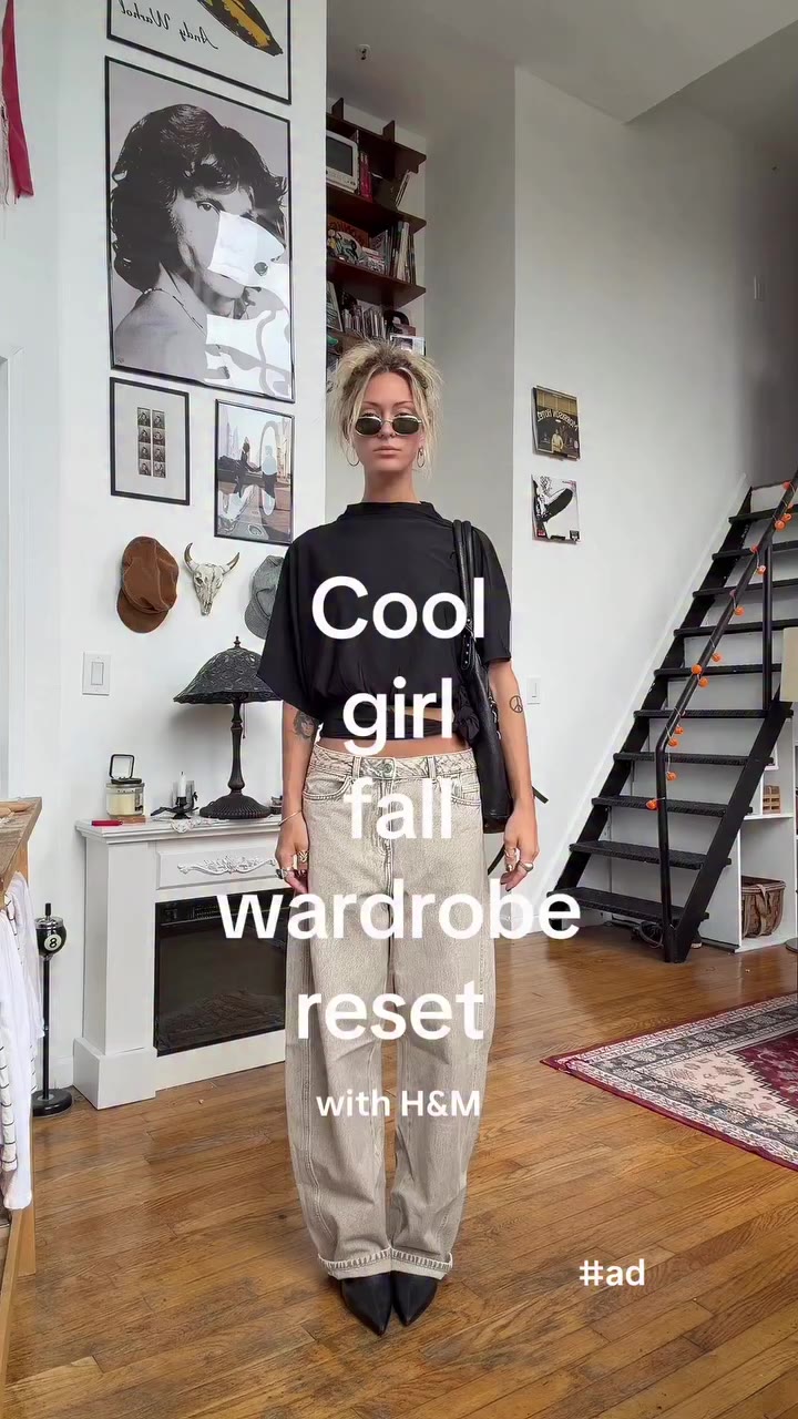Refreshing my fall wardrobe with @hm #hm #ad Outfit 1: -TIE-DETAIL…