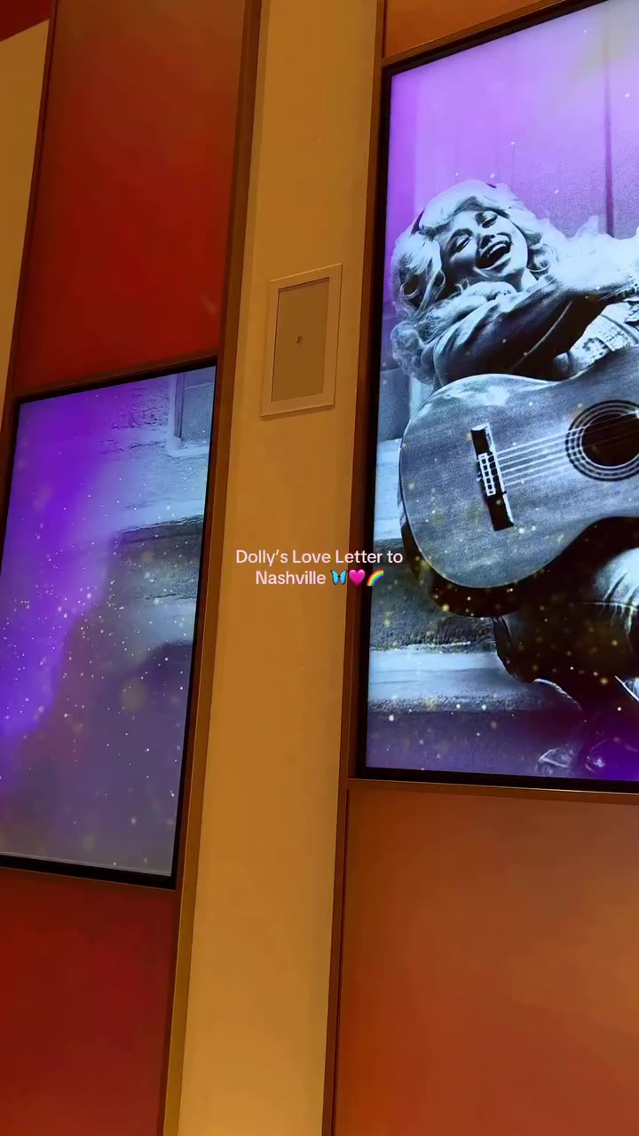 Kept trying to not cry the whole time 🥹🦋🩷 Dolly’s new hotel in Nashville is…