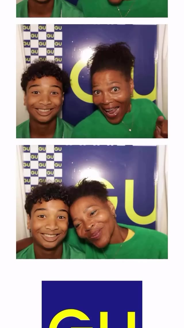 If there’s a #photobooth my mom will find@it Thanks @GU for the free pics…