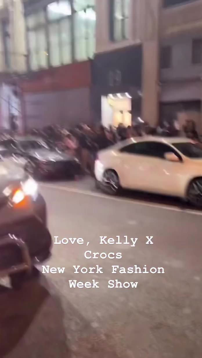 Love, Kelly X Crocs NYFW show through the lens of @livelike_josh