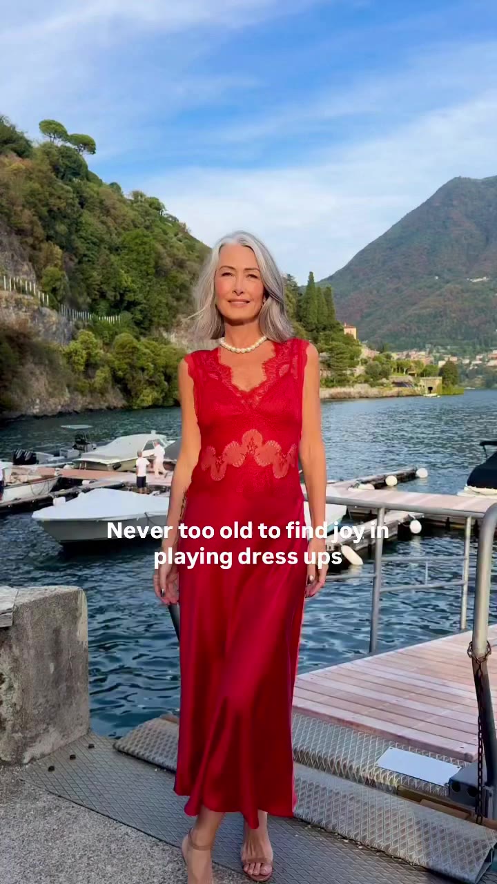 One of my favourite looks from our stay in Lake Como, Italy dress by @third_form