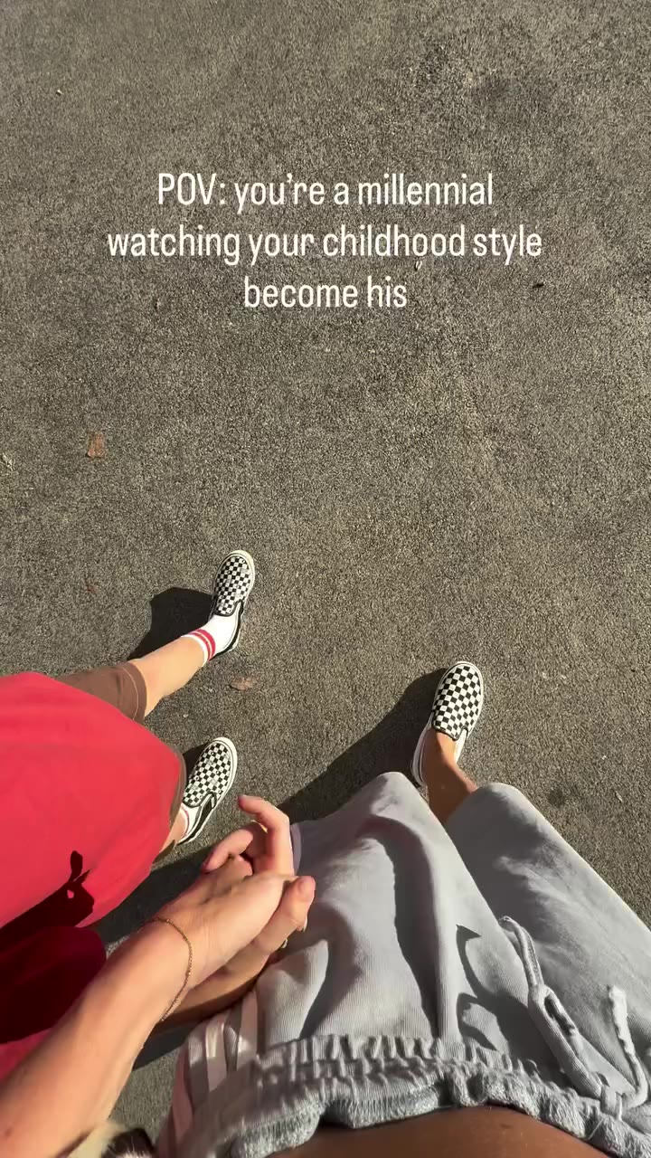 here for the checkerboard Vans resurgence. we are so back baby